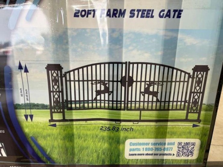 unused-(1)-set-of-20-ft-iron-gate-image-3