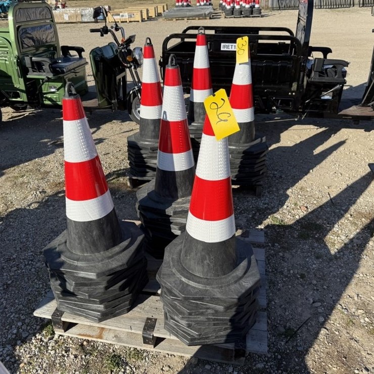 25 TRAFFIC CONES