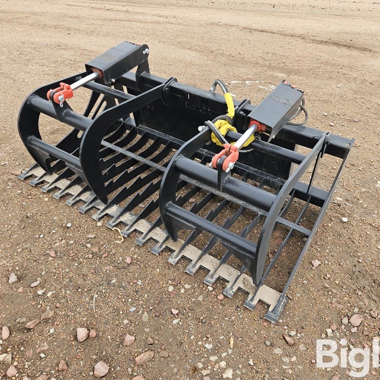 Mid-State E Series Skeleton Grapple Skid Steer Attachment