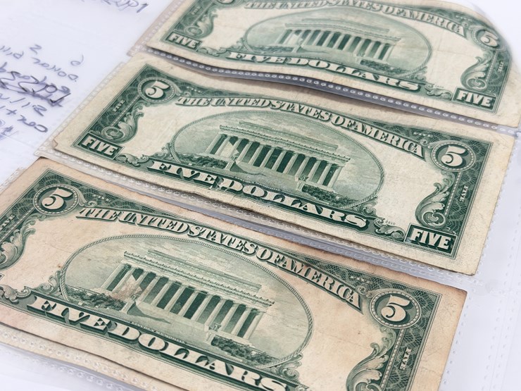 #24349-•-red-seal-five-dollar-bills-image-8