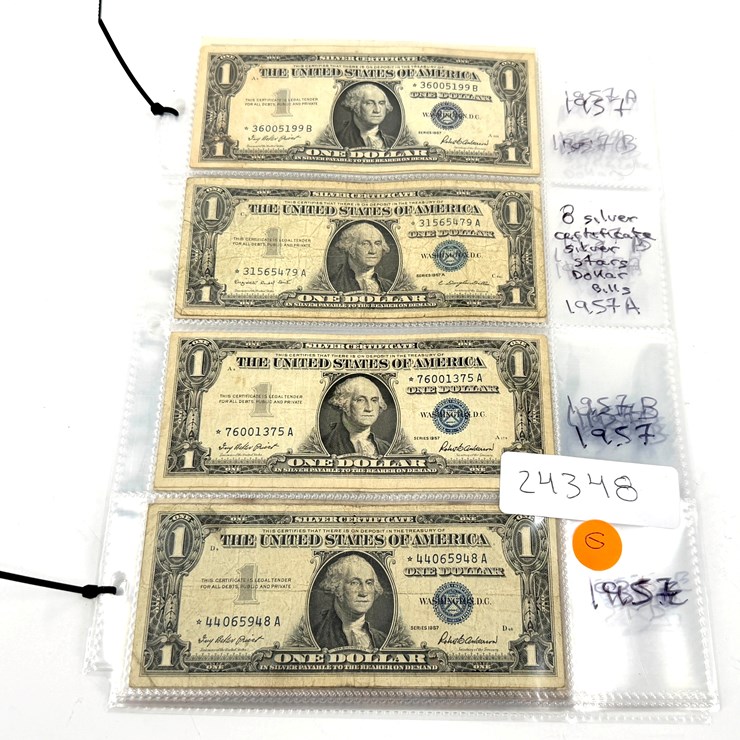 #24348 • ONE DOLLAR SILVER CERTIFICATES