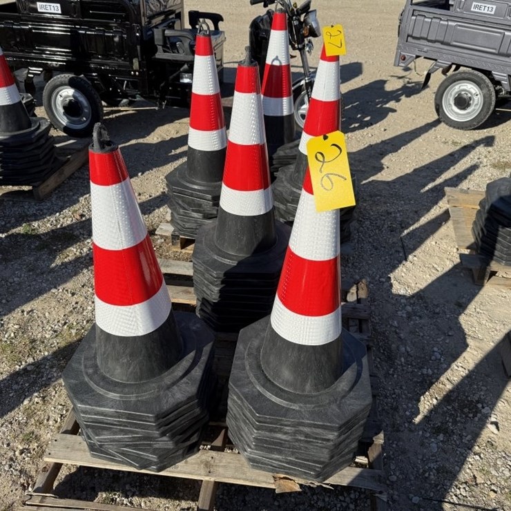 25 TRAFFIC CONES