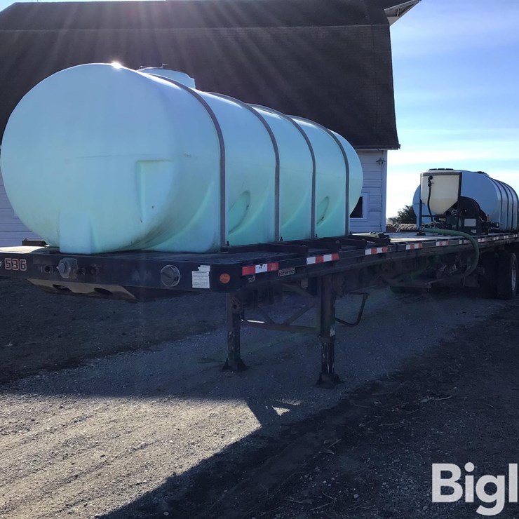 2007 Nash Flatbed Sprayer Tender Trailer