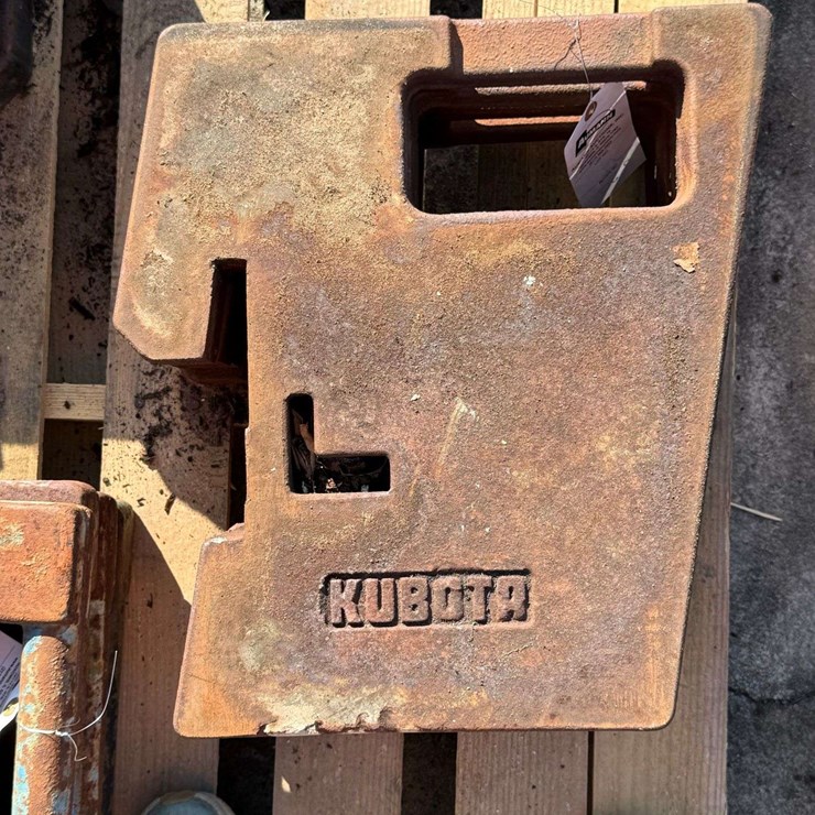 (4) Kubota Suitcase Weights