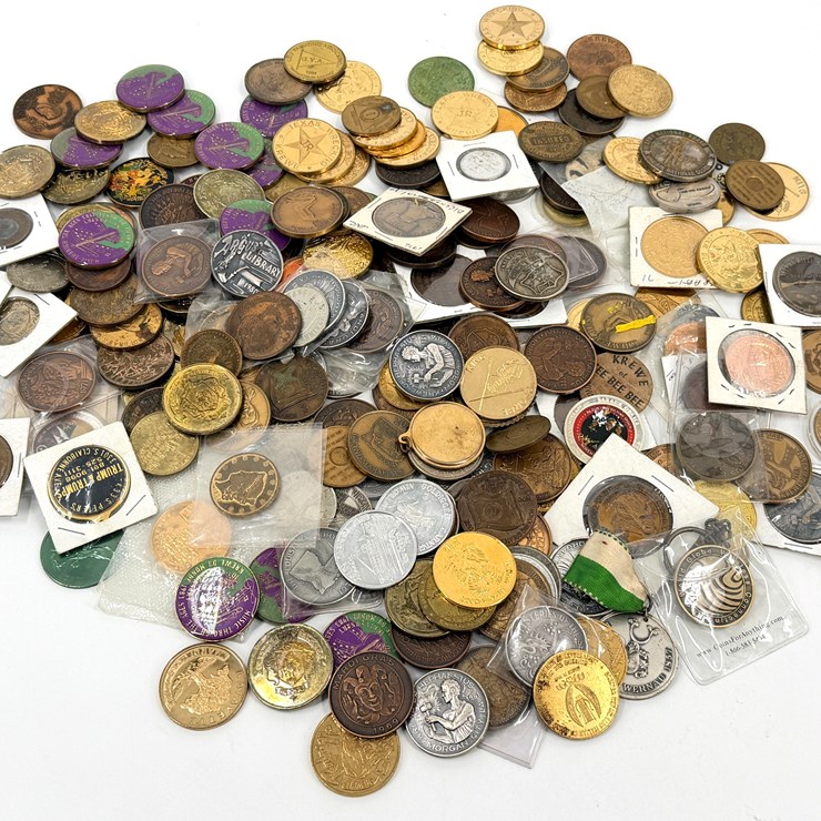 #32228 • MARDI GRAS DOUBLOONS AND TOKENS