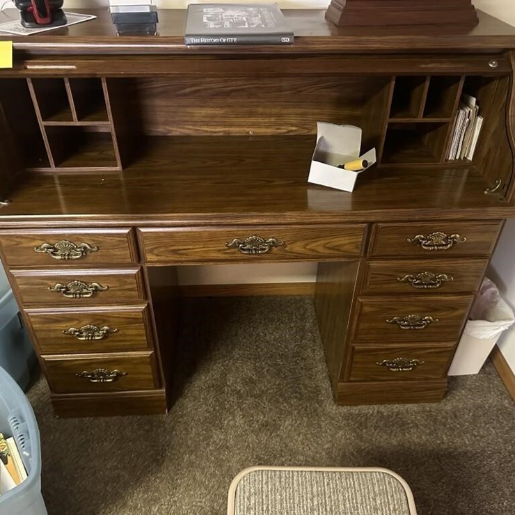 Wooden Rolltop Desk
