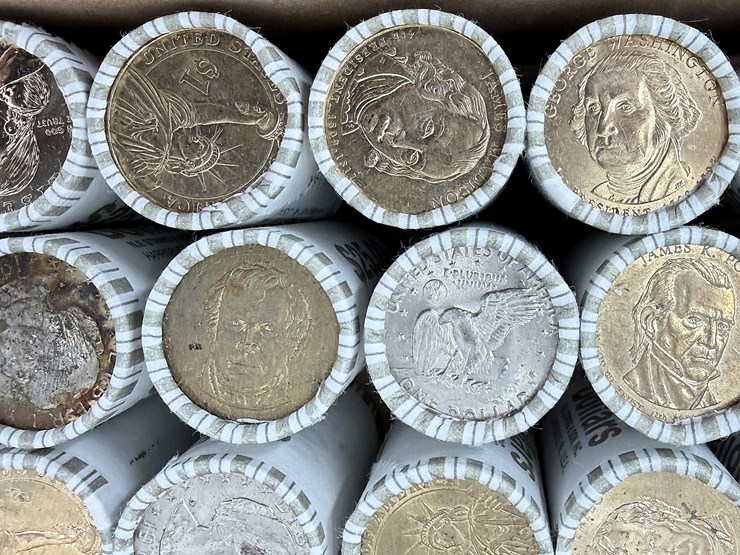 #24343-•-box-of-various-rolled-coins-image-3