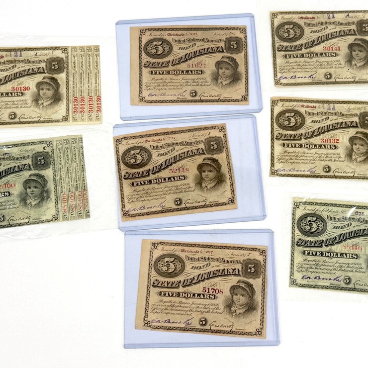 #32606 • LOUISIANA STATE FIVE DOLLAR BABY BOND