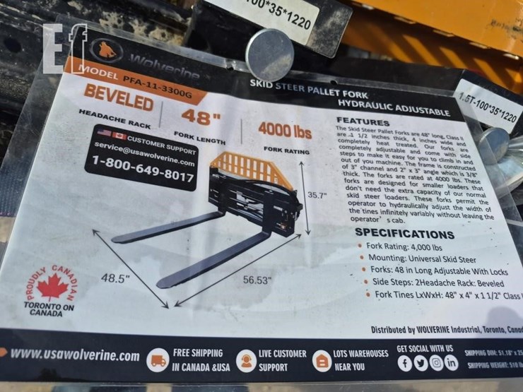 wolverine-pfa-11-3300g-hydraulic-pallet-forks-image-2