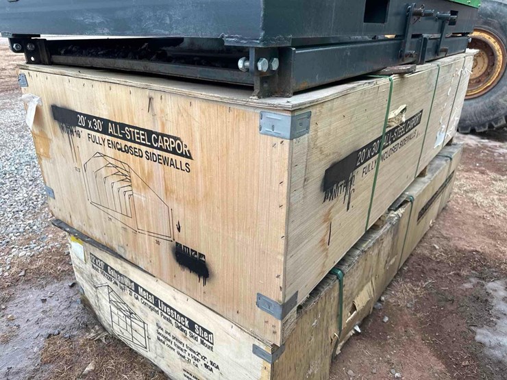 20'x30'-all-steel-carport-w/-enclosed-sidewalls-image-4