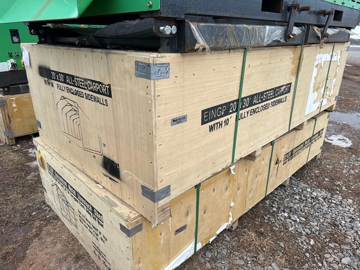 20'x30'-all-steel-carport-w/-enclosed-sidewalls-image-1