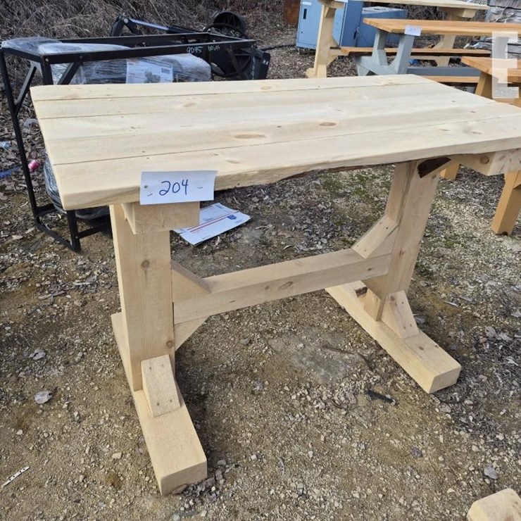 HOMEMADE WOODEN TABLE