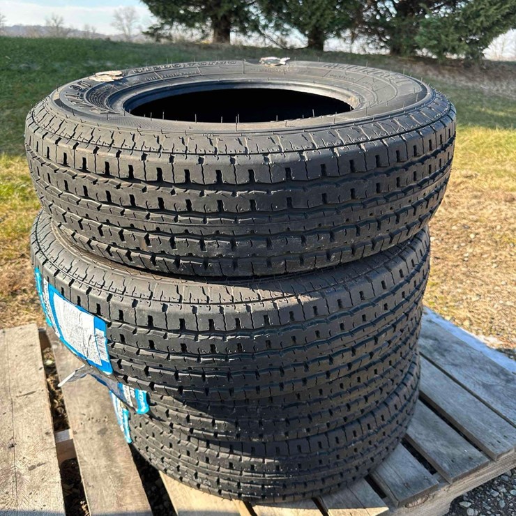 (4) Unused ST205/75R15 Trailer Tires