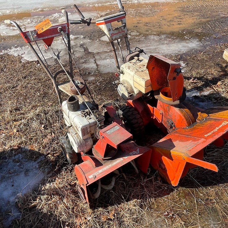 #13075 • (2) Snow Blowers