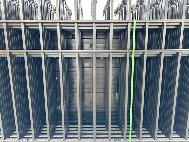 (40)-10’-metal-site-fence-w/-20'-swing-gate-(looks-like-wrought-iron)-image-3