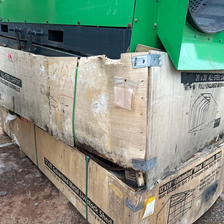 20'x30' All-Steel Carport W/ Enclosed Sidewalls