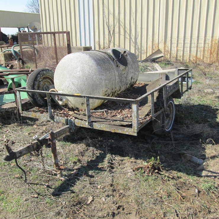#27280 • Homemade 8' S/A Steel Utility Trailer