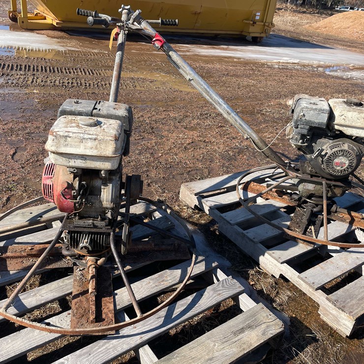 #13080 • (2) Walk Behind Power Trowels