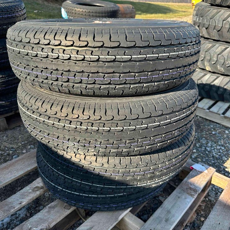 (4) Unused ST205/75R15 Trailer Tires