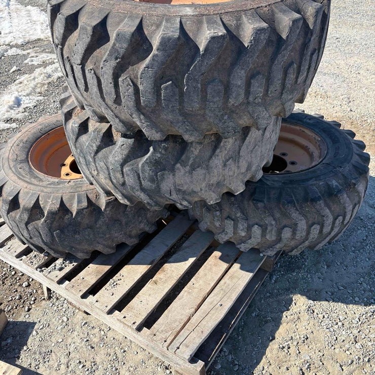(4) Case Skid Steer Tires