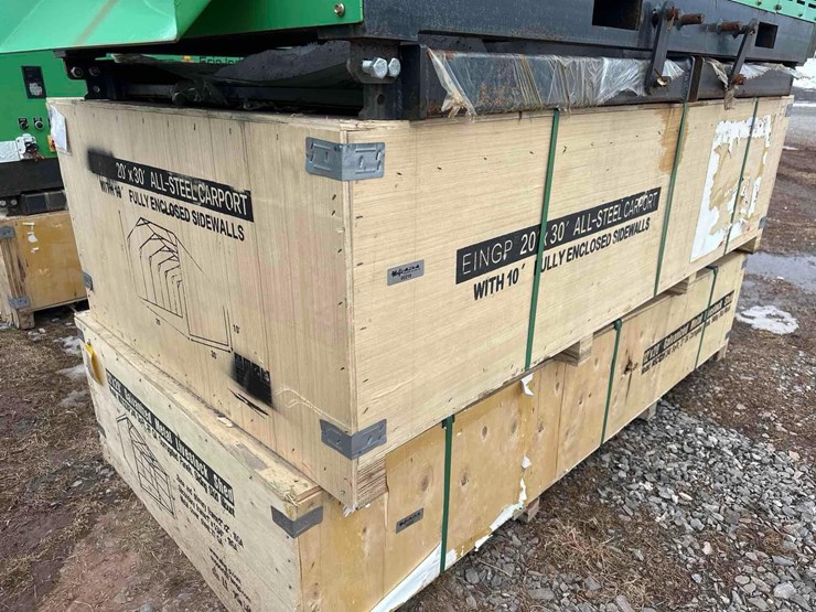 20'x30'-all-steel-carport-w/-enclosed-sidewalls-image-1