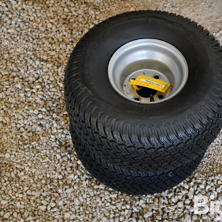 Wanda 20X10.00-8 Tire On 4 Bolt Rim