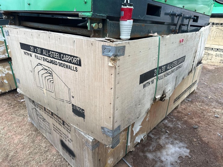 20'x30'-all-steel-carport-w/-enclosed-sidewalls-image-2