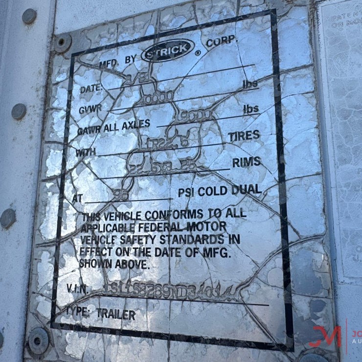 1992 STRICK TRAILER
