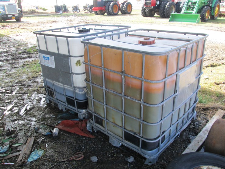 #27314-•-lot-of-(2)-205gal-plastic-totes-image-5