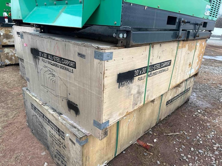 20'x30'-all-steel-carport-w/-enclosed-sidewalls-image-2