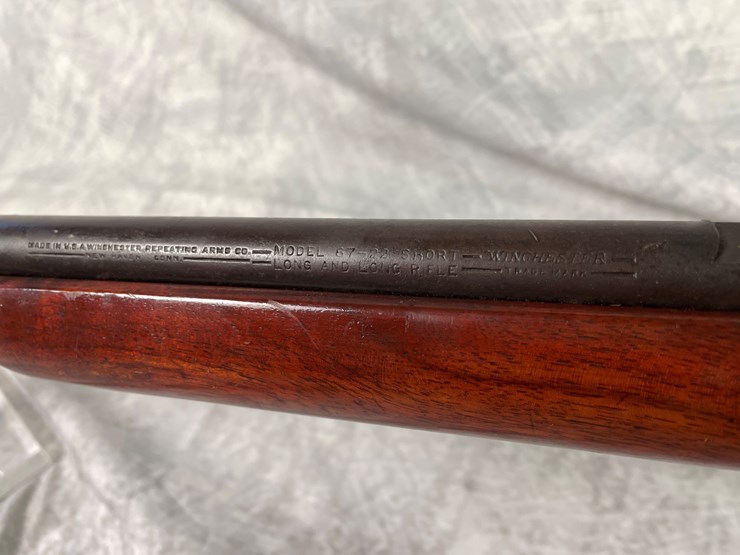 #2181-•-winchester-model:-67-.22-bolt-action-single-shot-rifle,-no-sn-(downing,-wi)-image-9