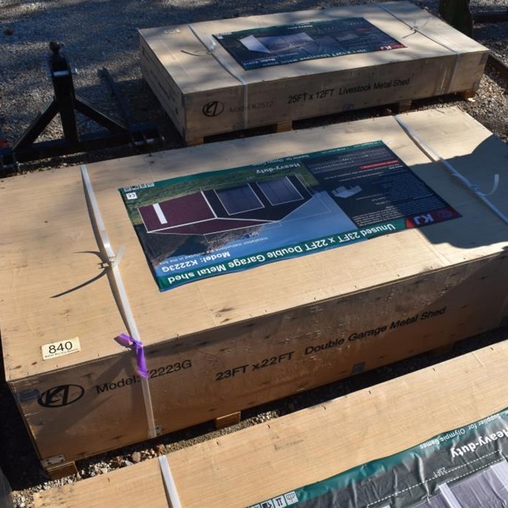 23' X 22' DOUBLE GARAGE SHED