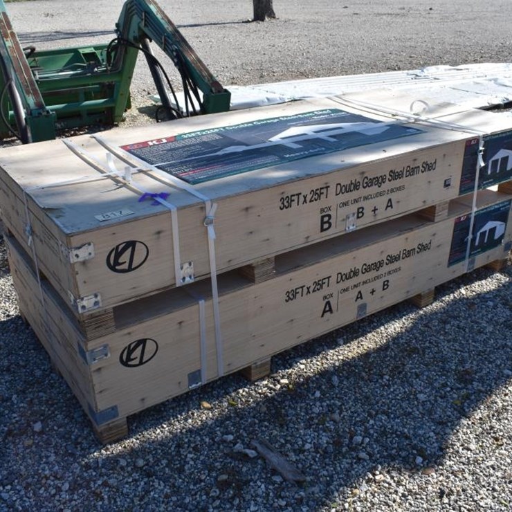 33' X 25' DOUBLE GARAGE SHED