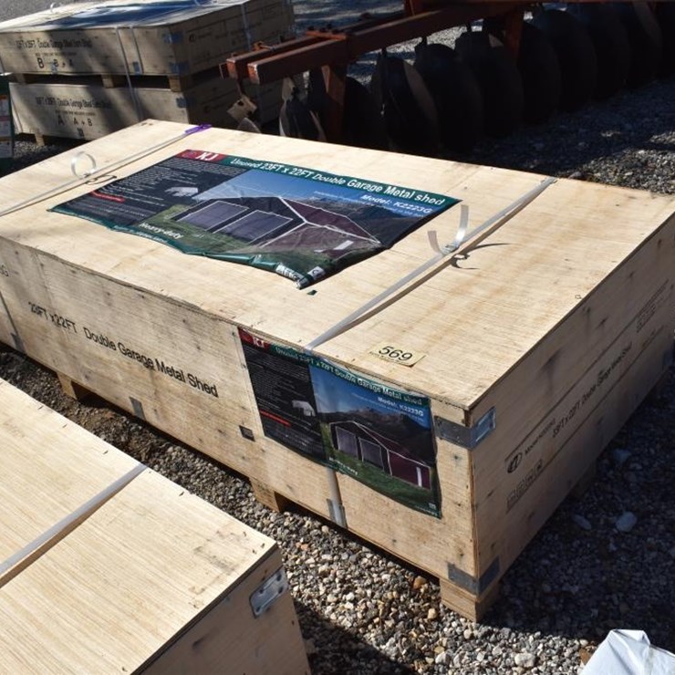 23' X 22' DOUBLE GARAGE SHED