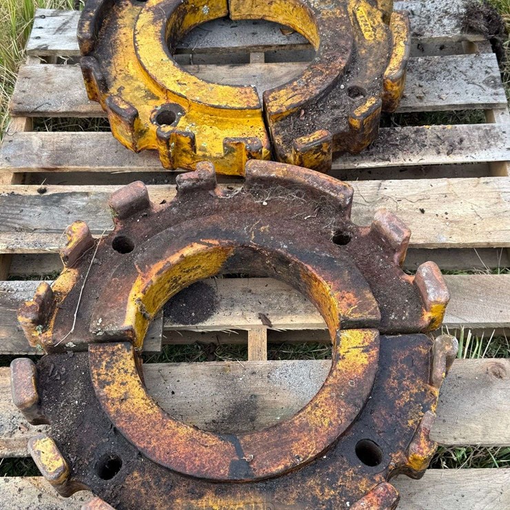 (4) Minneapolis Moline Split Wheel Weights