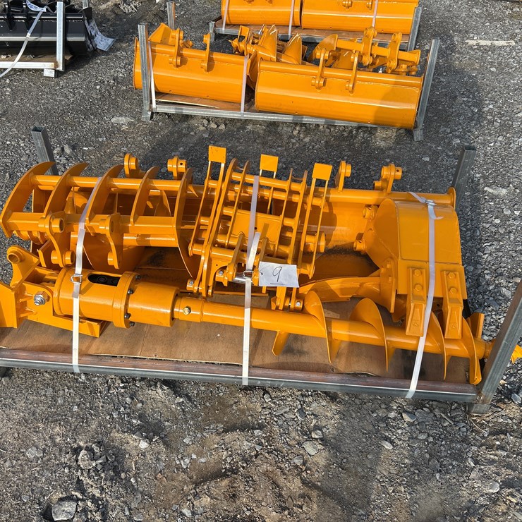 #9 • NEW MINI EXCAVATOR ATTACHMENT SET