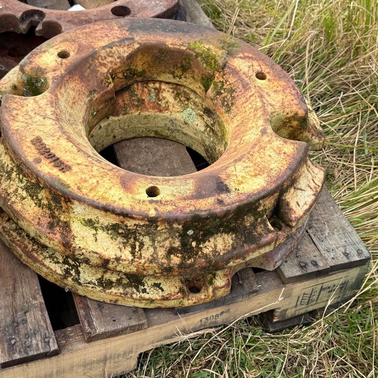 (2) John Deere Wheel Weights
