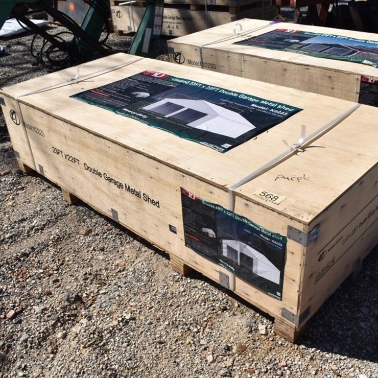 23' X 22' DOUBLE GARAGE SHED