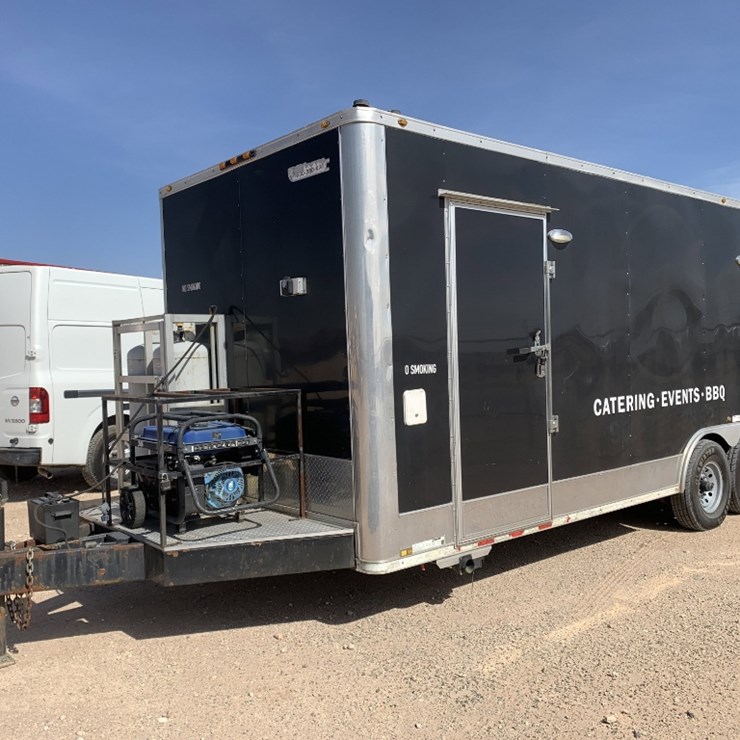 2018 SOUTHERN DIMENSIONS 24 X 100 T/A BUMPER PULL BBQ CATERING TRAILER
