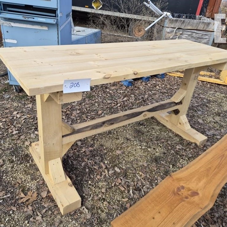 HOMEMADE WOODEN TABLE