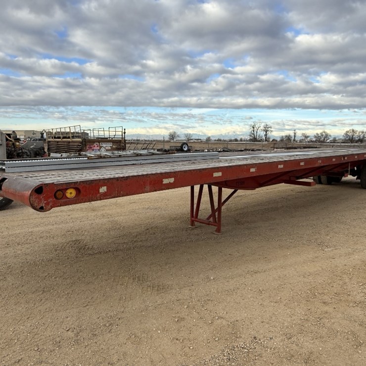 2003 SHOP BUILT 48 X 102 T/A OILFIELD FLOAT FLATBED TRAILER