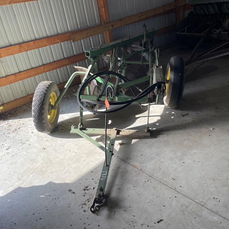 #7590 • John Deer 3 Bottom Trailer Plow