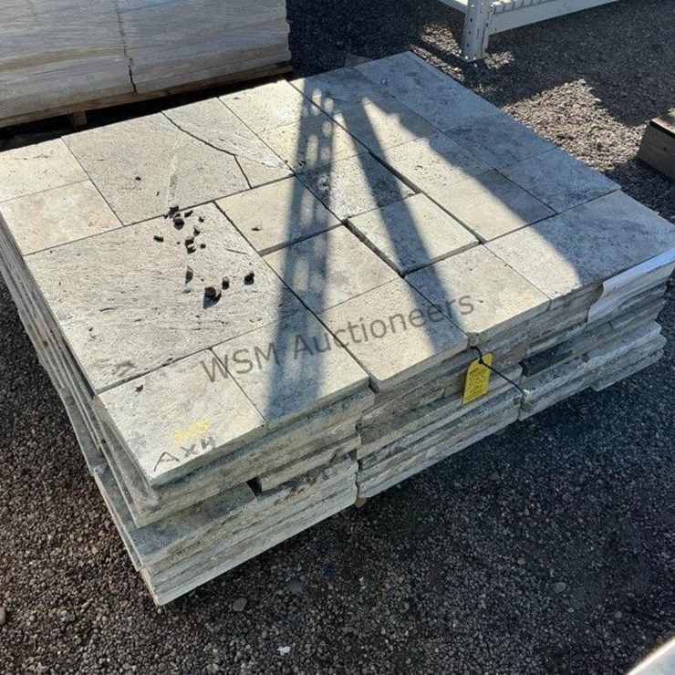 PALLET OF TRAVERTINE PAVERS