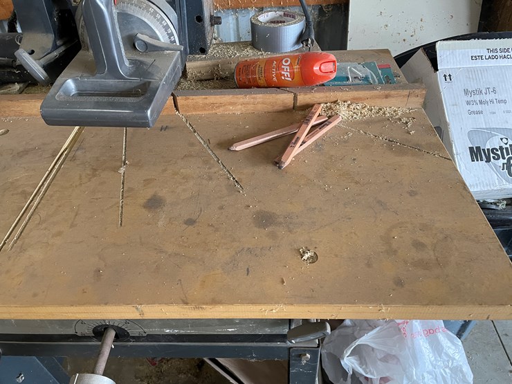 #7593-•-10"-wards-powr-kraft-radial-arm-saw-image-9