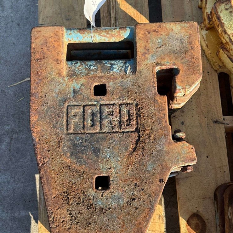 (4) Ford Suitcase Weights