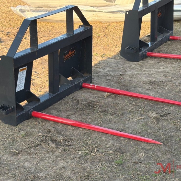 LANDHONOR 48" DOUBLE BALE SPEARS SKID STEER ATTACHMENT