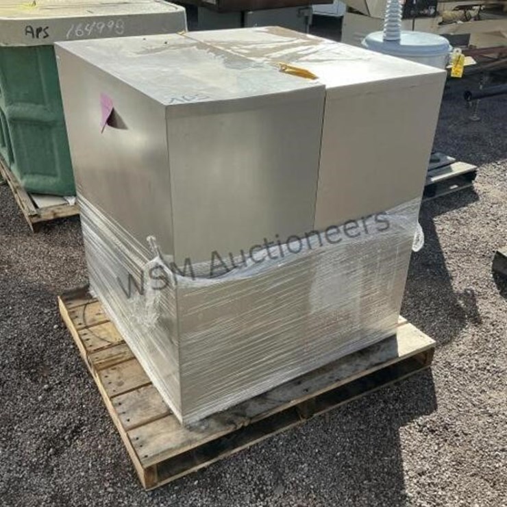 (2) STEEL STORAGE CABINETS