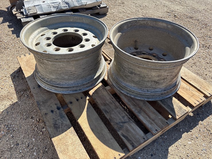 #1649-•-set-of-2-semi-truck-rims-image-3