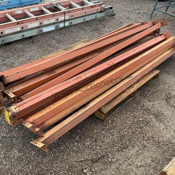 PALLET OF PALLET RACKING ARMS
