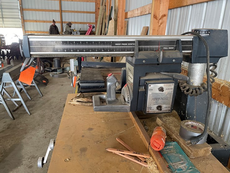 #7593-•-10"-wards-powr-kraft-radial-arm-saw-image-4